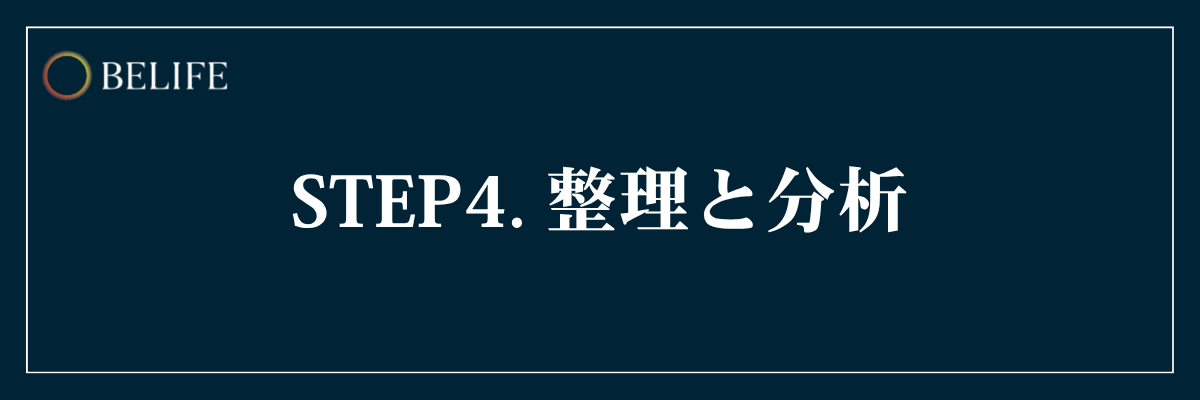 STEP4. インタビュー後の整理と分析