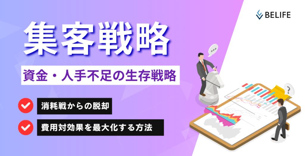 集客戦略を示す画像