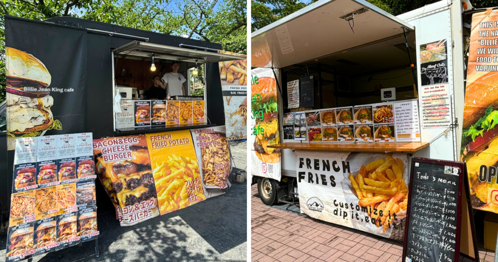 本格アメリカンハンバーガーのキッチンカー