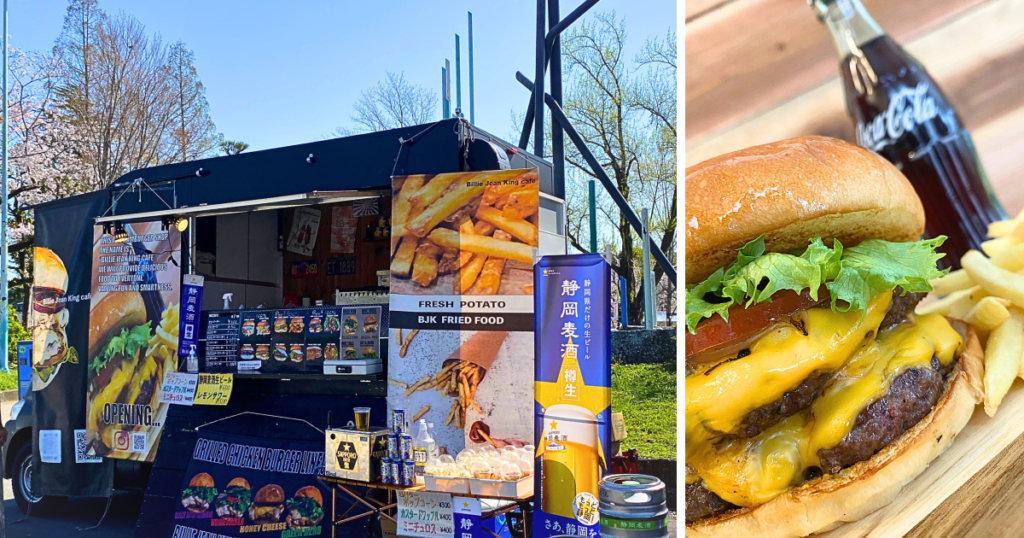 キッチンカーの熱狂的なファン